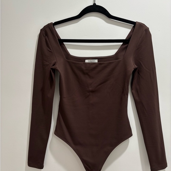 Babaton Brown Long Sleeve Bodysuit - Picture 1 of 4